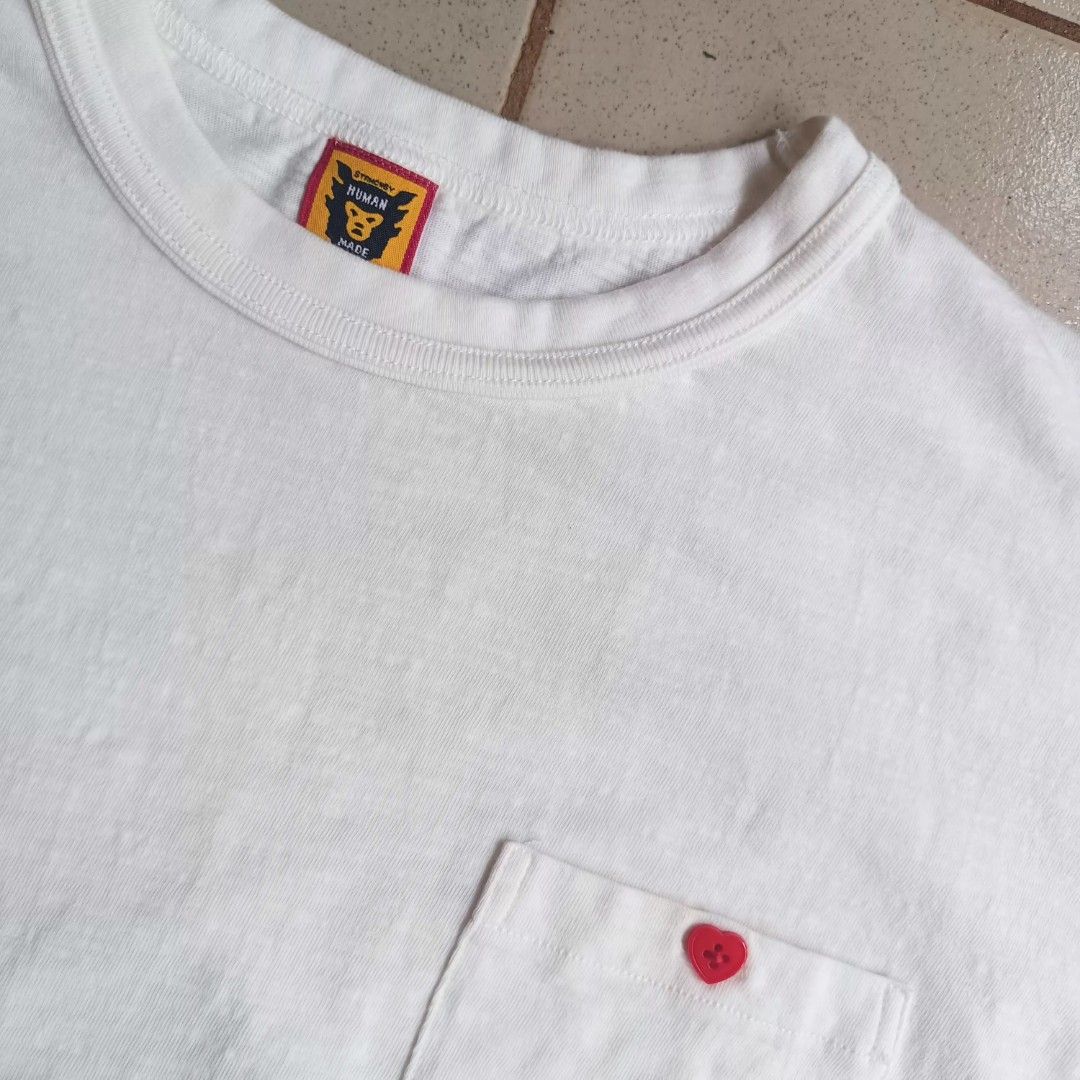 Human Made Ningen Sei Shirt (Category: Tshirts & Polo Shirts ) located in Caloocan City. Submitted by jamesmiguelgggg (Listing ID 1467022062, Image 2). Description: Human Made Ningen Sei Shirt - Large on tag - single stitch - slub cotton Dimensions: Width: 23.5 inches Length: 28 inches Issue/s: None Condition: Excellent Mine: ₱1000 + shipping fee GCash Payment only (PAYMENT FIRST) Courier: J&T or Lalamove Color may vary due to lighting..