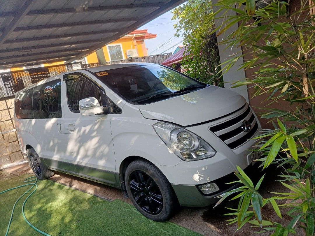 Hyundai Starex (Category: Used Cars) located in Rizal. Submitted by her_shey (Listing ID 1466973800, Image 1). Description: ORIGINAL 2017 HYUNDAI GRAND STAREX VGT AUTOMATIC VERY MUCH WELL MAINTAINED NO ISSUES BRING YOUR CERTIFIED AUTO MECHANIC IF YOU WANT VERY SELDOM USED WE'RE ALWAYS OUT OF THE COUNTRY RUSH SALE! OR SWAP TO A LOWER MODEL CAR YOU JUST ADD CASH COMPLETE ORIGINAL DOCUMENT WITH OWNERS MANUAL HURRY GRAB IT NOW. FOR SERIOUS CASH BUYER