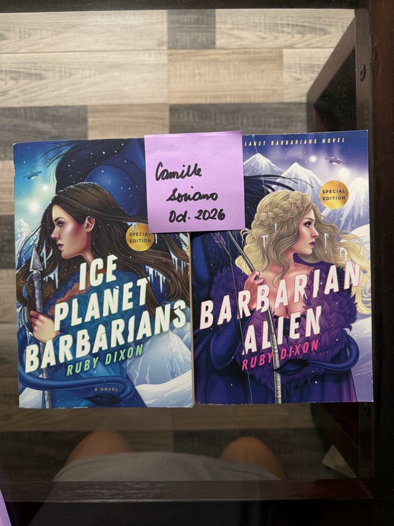 Ice Planet Barbarians and Barbarian Alien by Ruby Dixon (Category: Storybooks) located in Bulacan. Submitted by camilleasoriano (Listing ID 1467023926, Image 1). Description: - both paperbacks - Originally priced at Php 695 each - with flaws and page staining (please message for more photos).