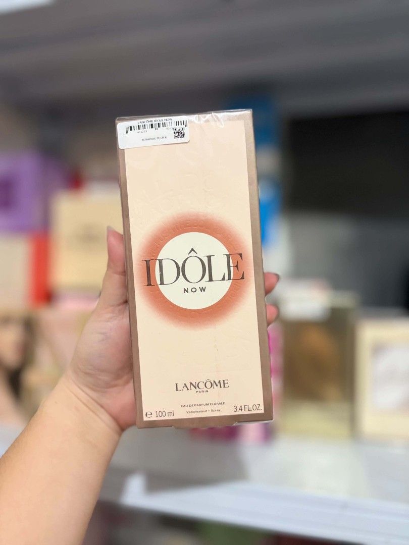 IDOLE NOW LANCOME US TESTER (Category: Fragrance & Deodorants) located in Manila. Submitted by sashaclaires.x.x (Listing ID 1467079864, Image 1). Description: brand new & sealed 🩷 same bottle, same box sa original US TESTER PERFUME mabango! perfect pang gift 🫶🏻.