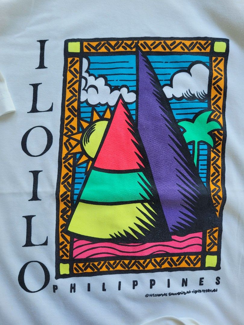 Ilo ilo pinoy vintage tee shirt (Category: Tshirts & Polo Shirts ) located in Tayug. Submitted by graviavintage (Listing ID 1467076787, Image 3). Description: 21.5x28.5 / minor stains (unnoticeable).