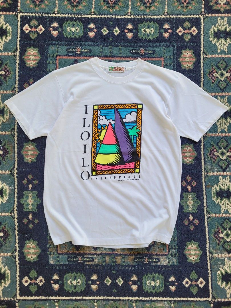 Ilo ilo pinoy vintage tee shirt (Category: Tshirts & Polo Shirts ) located in Tayug. Submitted by graviavintage (Listing ID 1467076787, Image 1). Description: 21.5x28.5 / minor stains (unnoticeable).