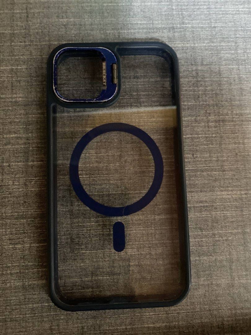 iPhone 11 Blue Futuristic Case (Category: Cases & Sleeves) located in Manila. Submitted by j9e0fri_2025 (Listing ID 1467018952, Image 1). Description: -good for iphone11 users -camera area has a bit of scratches -has a phone holder on the camera area.