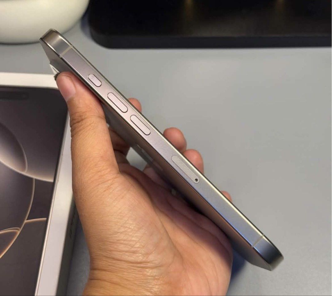 iPhone 16 Pro No issue (Category: iPhone 16 Series) located in Iriga City. Submitted by silver_argon0444 (Listing ID 1466996994, Image 3). Description: iPhone 16 PRO 256gb No sim restrictions NTC Approved No hidden issue All parts original Good as New Meet up for Sure buyer!.
