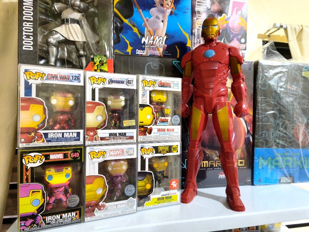Ironman Funko Pop / Hasbri (Category: Figurines & Statues) located in Manila. Submitted by daily.tipid (Listing ID 1467024996, Image 1). Description: 𝐌𝐚𝐲 𝐤𝐨𝐧𝐭𝐢 𝐩𝐚𝐧𝐠 𝐈𝐫𝐨𝐧𝐦𝐚𝐧..𝐡𝐚𝐛𝐚𝐧𝐠 𝐧𝐚𝐠-𝐢𝐢𝐩𝐨𝐧 𝐤𝐚 𝐩𝐚𝐫𝐚 𝐬𝐚 𝐇𝐨𝐭 𝐓𝐨𝐲𝐬, 𝐅𝐮𝐧𝐤𝐨 𝐩𝐨𝐩 𝐦𝐮𝐧𝐚 𝐤𝐮𝐧𝐢𝐧 𝐦𝐨🤭 999 each Ironman Civil War #126 Ironman Avengers #467 Ironman #1172 Ironman #1268 Ironman #649 - 1,299 Ironman Midnight Suns #981 - 1,799 Ironman