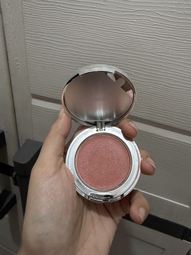 Issy Creme Cheek Blush in Illicit (Category: Makeup) located in Davao. Submitted by fabdeclutter (Listing ID 1467164300, Image 1). Description: - Brand: Issy - Product: Creme Cheek Blush - Shade: Illicit (warm peachy beige) - Size: 4.5g in silver compact with built-in mirror - Usage: Used a few times, still has plenty of product left - Formula: Creamy, highly blendable on skin - Reason for selling: Decluttering similar shades from my collection.