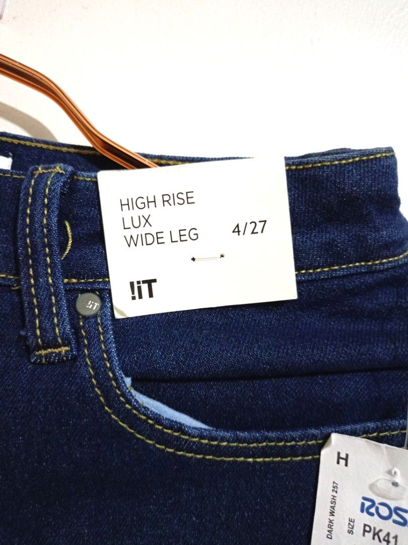 iT wide leg denim W27 (Category: Jeans) located in Las Pinas. Submitted by vanitystorehouse (Listing ID 1466997736, Image 3). Description: - brand new v - bought in US - iT us brand, wide leg.