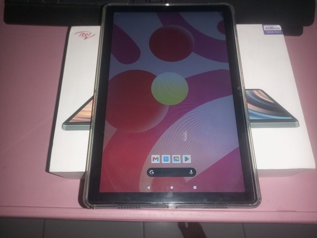 ITEL PAD 1 4/128 (Category: Android) located in Taguig. Submitted by nightwish17 (Listing ID 1467165373, Image 2). Description: ITEL PAD 1 10 inches 4gb ram 128gb internal storage Android 12 Go Edition NO ISSUE COMPLETE PACKAGE: Unit Box Charger Jelly case Sim Ejector Pen Fix price.