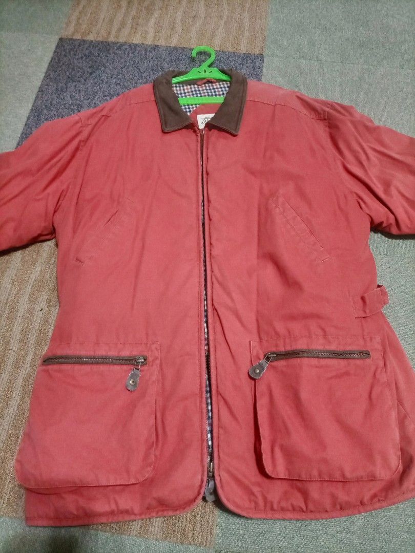 Jacket/Coat/Workwear/Outfitter (Category: Coats, Jackets and Outerwear) located in Quezon City. Submitted by plaguedr. (Listing ID 1467100422, Image 1). Description: St. John's Bay Jacket/Coat Light Padded and Super Comfy to wear Condition: 9/10 Color: 9/ 10 Salmon Red Colorway Dimensions Length: 30 Inches (Laid Flat) Width: 23.5 Inches (Pit to pit laid flat).