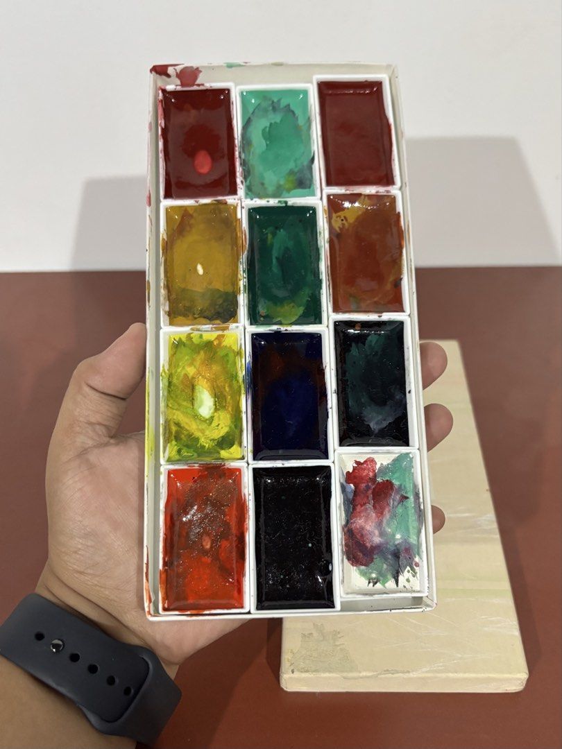 Japanese Watercolor Painting Set “Kissho Gansai”, Hobbies & Lifestyle ...