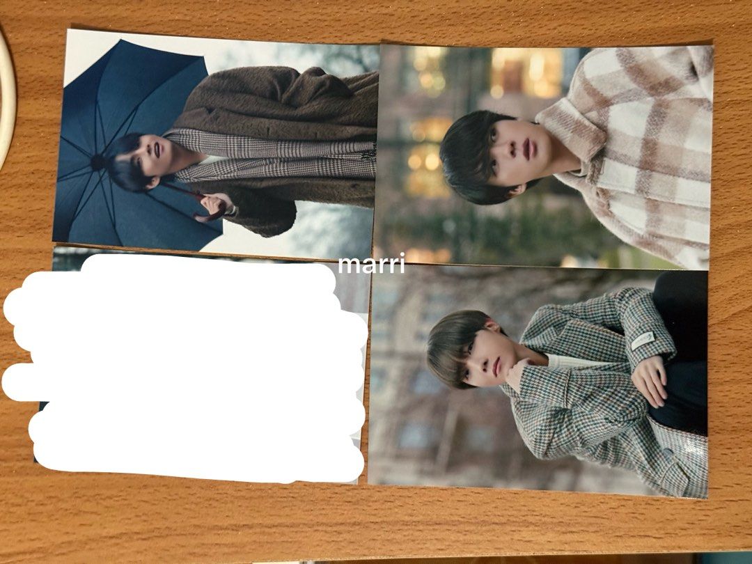 Jin V Suga Jhope Winter Package 2020 postcard (Category: K-Wave Merchandise) located in Santa Barbara. Submitted by joonarri (Listing ID 1449621058, Image 1). Description: Winter Package 2020 postcard PHP 100 each + lsf&pf Good condition - flexi dop / PAYO - GCASH / J&T - loc : Pangasinan.
