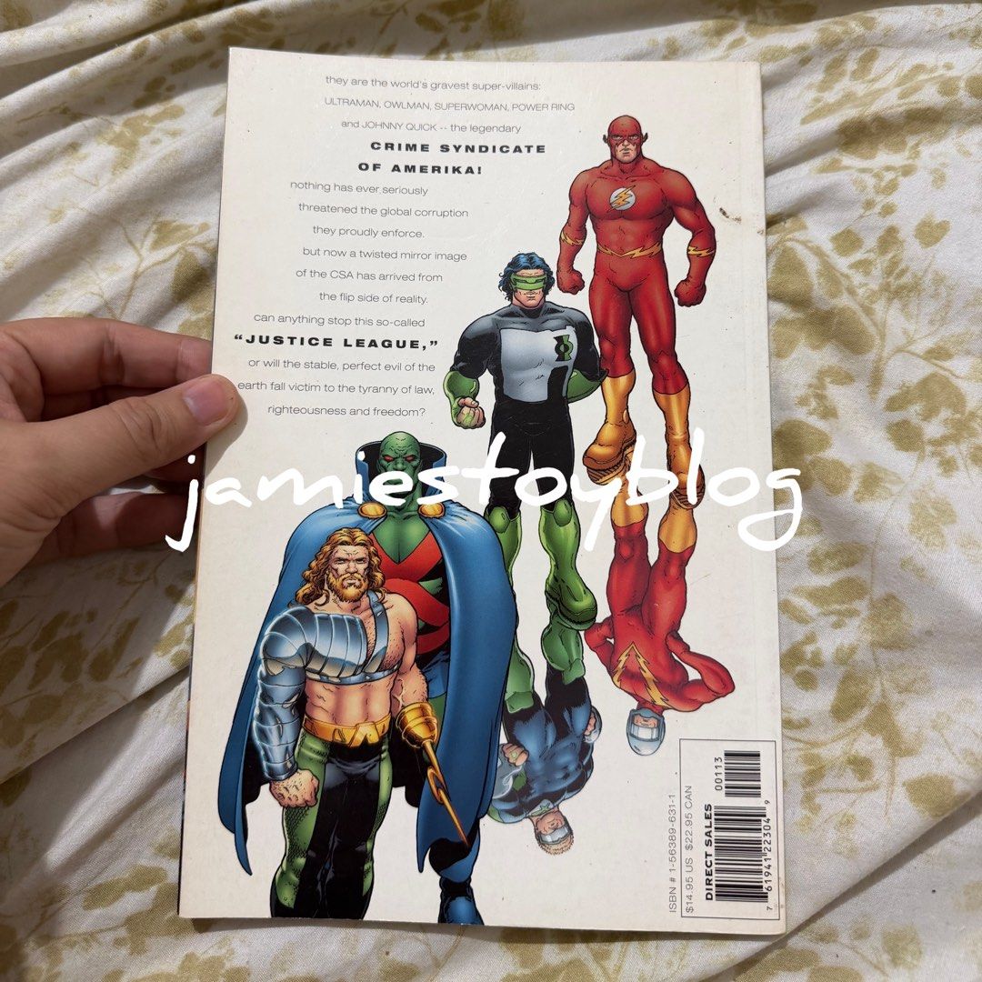 JLA Earth 2 Graphic Novel by Grant Morrison (Category: Comics & Manga) located in Quezon City. Submitted by ohitsninja (Listing ID 1467126398, Image 3). Description: - Title: JLA Earth 2 Graphic Novel - Creator: Written by Grant Morrison with art by Frank Quitely - Publisher: DC Comics - Format: Softcover, full color interior - Condition: Clean interior pages with minor shelf wear on cover edges and corners - Perfect for: DC Comics and graphic no