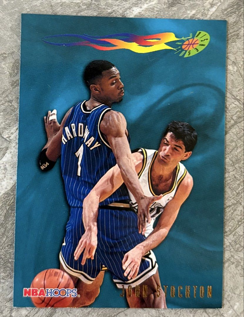 John Stockton 397 (Category: Raw Singles) located in Manila. Submitted by steadycards80 (Listing ID 1466984559, Image 1). Description: Wicked dishes with Penny Hardaway cameo.