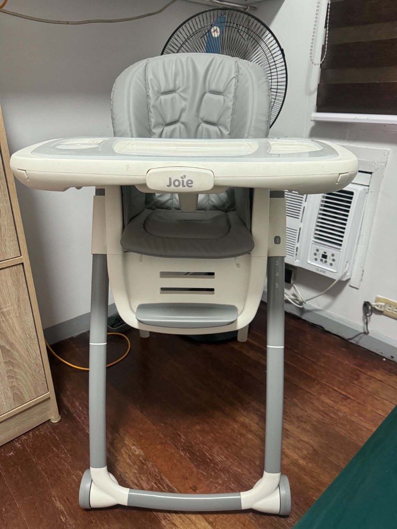 Joie 10-in-1 Foldable Adjustable High Chair (Category: Baby High Chairs) located in Manila. Submitted by cjezbte (Listing ID 1467167184, Image 1). Description: Joie Baby High Chair Complete with inclusions Lightly used Loc: Palanan Makati / San Andres Manila.