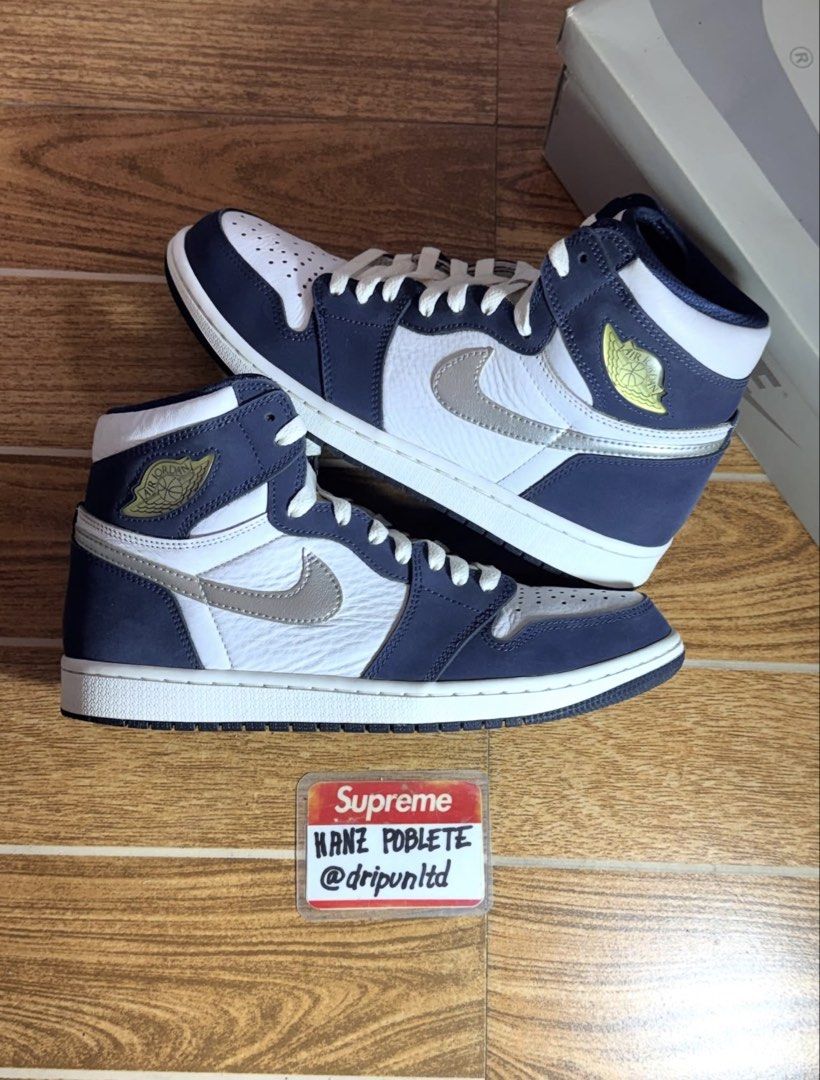 Jordan 1 High Midnight Navy (Category: Sneakers) located in Mandaluyong City. Submitted by dripunltd (Listing ID 1467105597, Image 1). Description: Jordan 1 High Midnight Navy Size 9 9/10 Condition Complete 3,299.