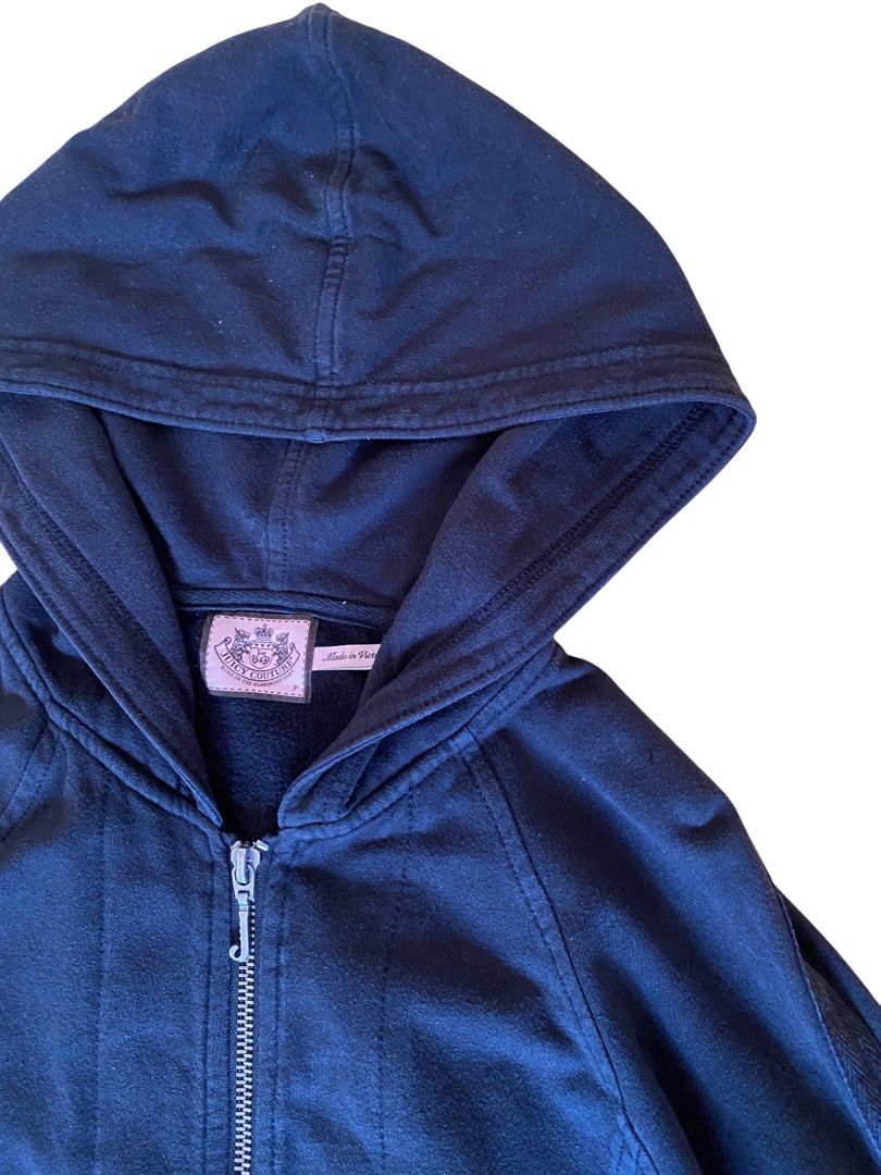 Juicy Couture Jacket + Rock Revival Jeans (Category: Coats, Jackets and Outerwear) located in Mapandan. Submitted by imsogoatedthrift (Listing ID 1467148672, Image 3). Description: Y2K BUNDLE SET: Juicy Couture Black Jacket + Rock Revival Sapphire Bootcut Jeans Item 1: Juicy Couture Black Jacket w/ Pockets • Dimensions: 15x27 • Issue: Slight color fading Item 2: Rock Revival Sapphire Bootcut Jeans • Dimensions: 29x45 • Issue: Slight heel drag Not
