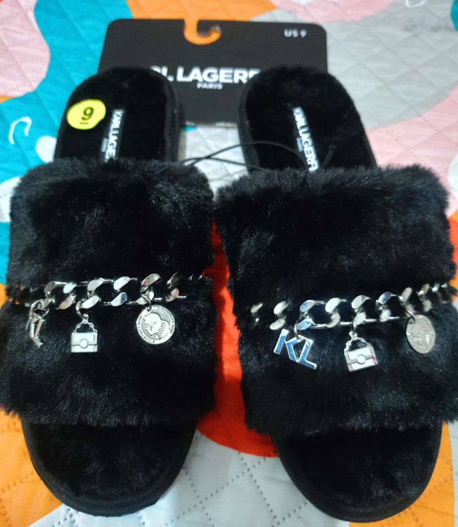 Karl Lagerfeld Fur US9 (Category: Flats & Sandals) located in Las Pinas. Submitted by vanitystorehouse (Listing ID 1467136201, Image 2). Description: - brand new with tag - bought in Us.