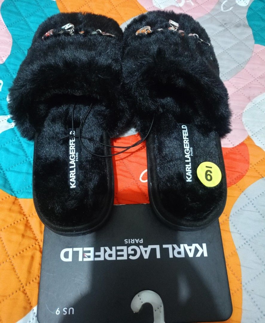 Karl Lagerfeld Fur US9 (Category: Flats & Sandals) located in Las Pinas. Submitted by vanitystorehouse (Listing ID 1467136201, Image 3). Description: - brand new with tag - bought in Us.