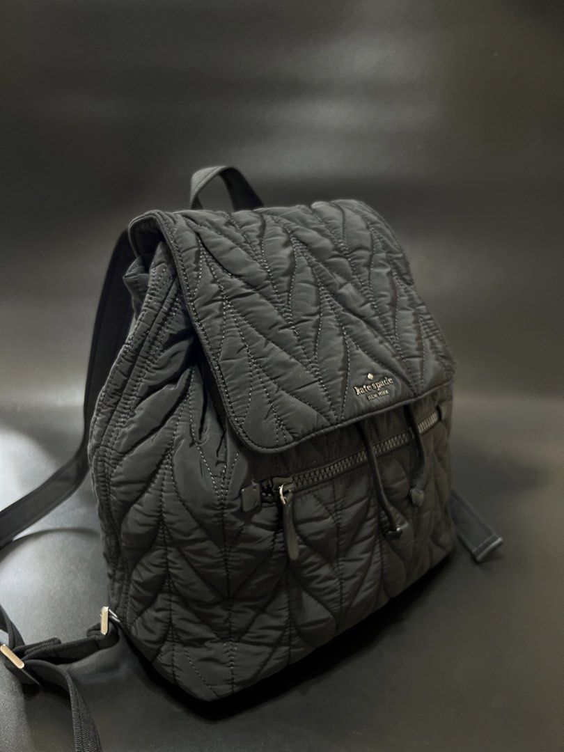 Kate Spade Ellie Backpack Nylon Material Orig💯 (Category: Luxury Bags & Wallets) located in Cebu City. Submitted by sexyclosetph2.0 (Listing ID 1466971100, Image 3). Description: Orig💯 Rank A condition Still very new Color rate 10/10 Black in actual Super nice po huhu Fits laptop Nice for travel or airport bag for hand carry .