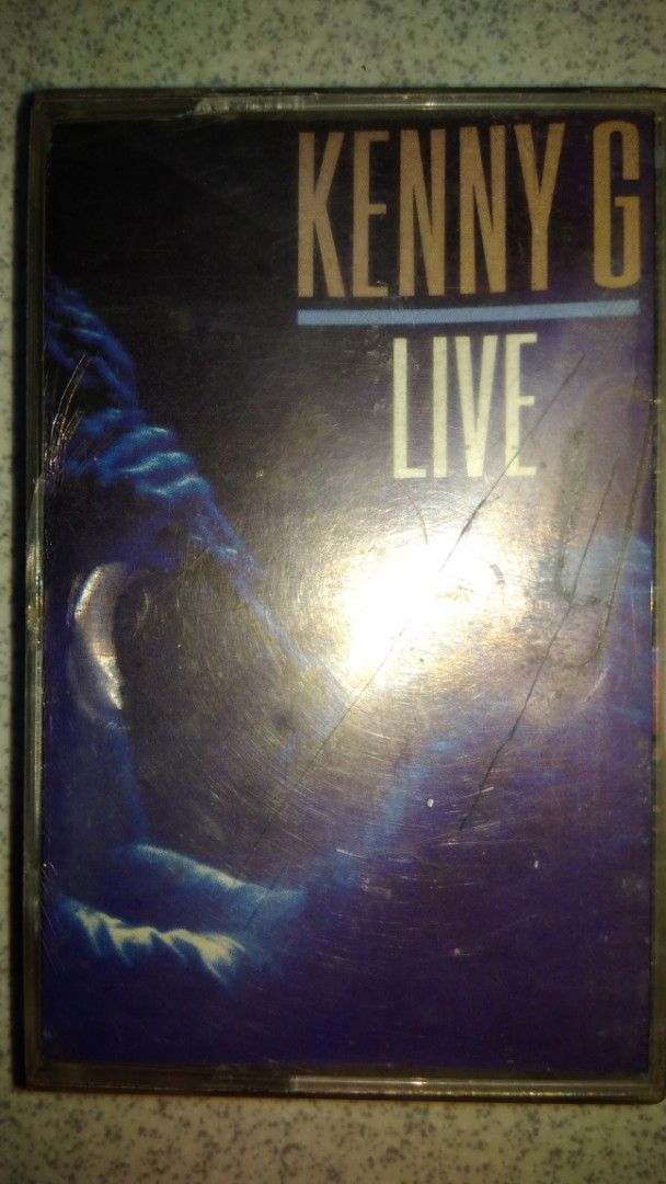 Kenny G Live Cassette Tape (Category: CDs & DVDs) located in Makati City. Submitted by julz2026 (Listing ID 1467166003, Image 1). Description: -Price is fixed - With inlay and transparent casing - Very good condition.