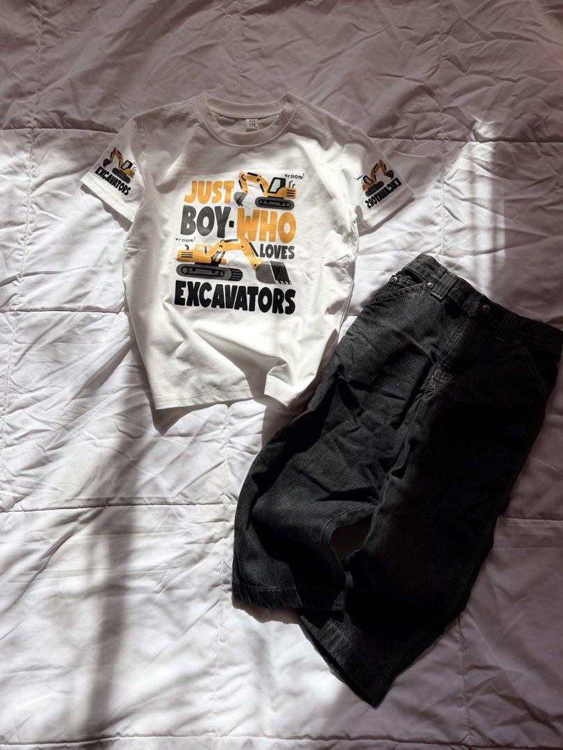 KIDS SHIRT (Category: Babies & Kids Fashion) located in Santiago. Submitted by findsbyjew (Listing ID 1467139948, Image 1). Description: brandnew babytee shirt size 130 on tag • actual pic posted • can do shipping nationwide via jnt Loc: Isabela.