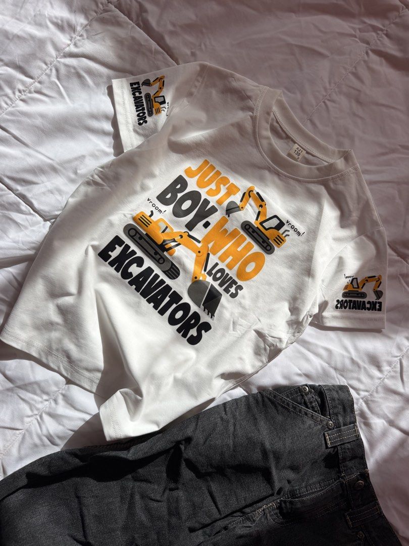 KIDS SHIRT (Category: Babies & Kids Fashion) located in Santiago. Submitted by findsbyjew (Listing ID 1467139948, Image 2). Description: brandnew babytee shirt size 130 on tag • actual pic posted • can do shipping nationwide via jnt Loc: Isabela.