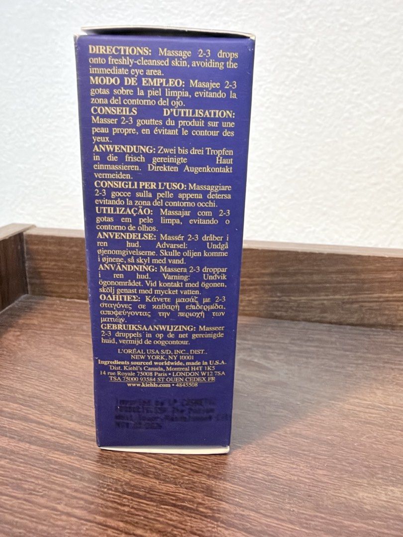KIEHLS MIDNIGHT RECOVERY SERUM (Category: Face Care) located in Pasig City. Submitted by offsrping (Listing ID 1467024897, Image 2). Description: 100% AUTHENTIC BRAND NEW AND NEVER USED SEE REVIEWS FOR PEACE OF MIND KAPITOLYO, PASIG.
