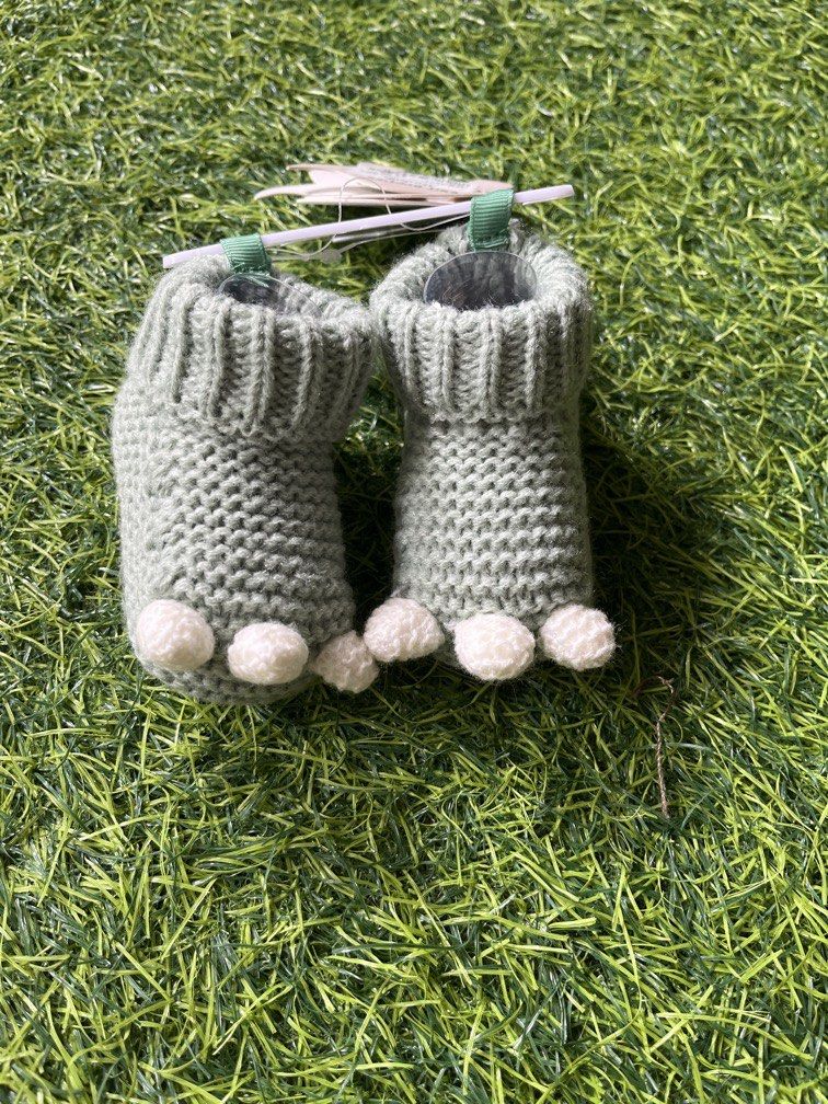 Knit booties from U.S (Category: Babies & Kids Fashion) located in Manila. Submitted by ty_imported_goods (Listing ID 1467010046, Image 1). Description: Knit Booties for babies ages 0-12months Unisex .