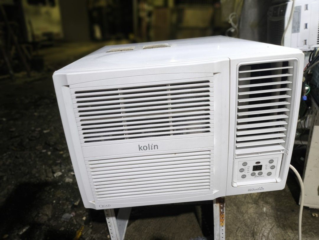 KOLIN QUAD DC 1.5 FULL INVERTER (Category: Air Conditioning and Heating) located in Manila. Submitted by jacobairconshop (Listing ID 1467133500, Image 2). Description: 🥶Aircon Window Type🥶 💯Good condition 💯Malamig at malinis po 💯No Issue 💯No Repair 💯Super tipid sa kuryente.