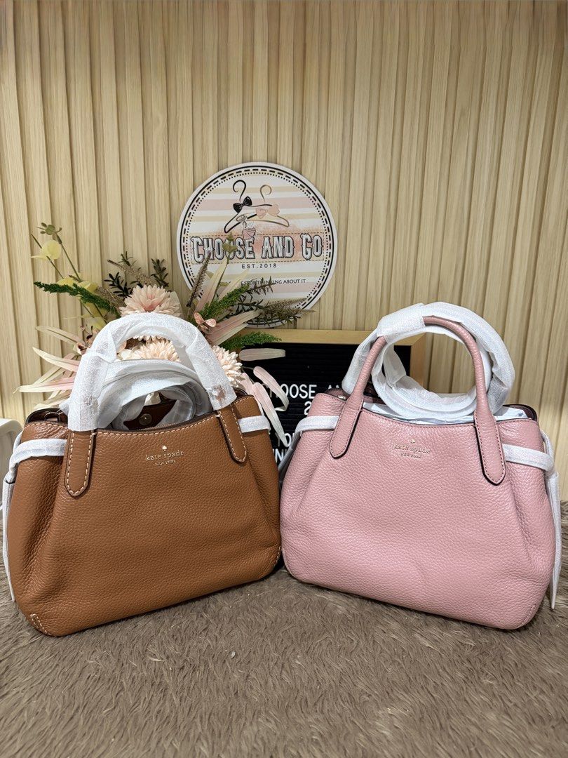 K@TE SPADE DUMPLING SMALL SATCHEL (Category: Cross-body Bags) located in Cabanatuan. Submitted by chooseandgo (Listing ID 1467092904, Image 1). Description: AVAILABLE, FRESH FROM THE ✈️ 🌸 K@TE SPADE DUMPLING SMALL SATCHEL🌸 - Dusk Rose and Warm Ginger See photos for inclusions (Tag, and poly plastic) -------------------------------------------------- • PINAS ONAHD NA PO(Shipping via LBC) • 💯Guaranteed Original/Authentic, Money back guaranteed i