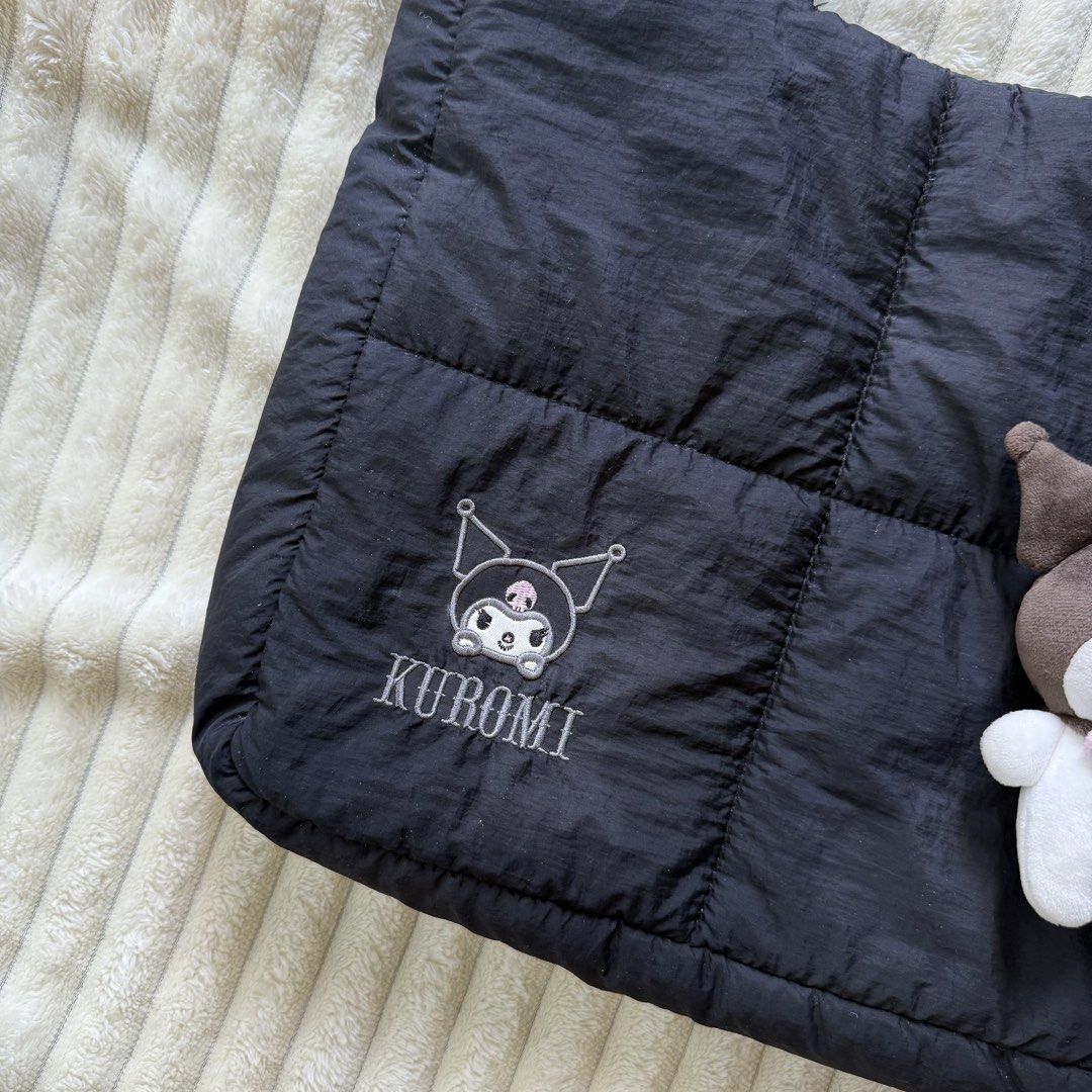KUROMI BUNDLE (Category: Plushies & Soft Toys) located in Makati City. Submitted by insdumpy (Listing ID 1467014795, Image 2). Description: Get all for 1,300 🫶🏼 help me declutter! Inclusions: • kuromi poofy bag • kuromi mocchi mocchi plush charm • kuromi osaka ref magnet (new/sealed) • kuromi airpods case • kuromi pvc pouch • kuromi chibittomo grapes.