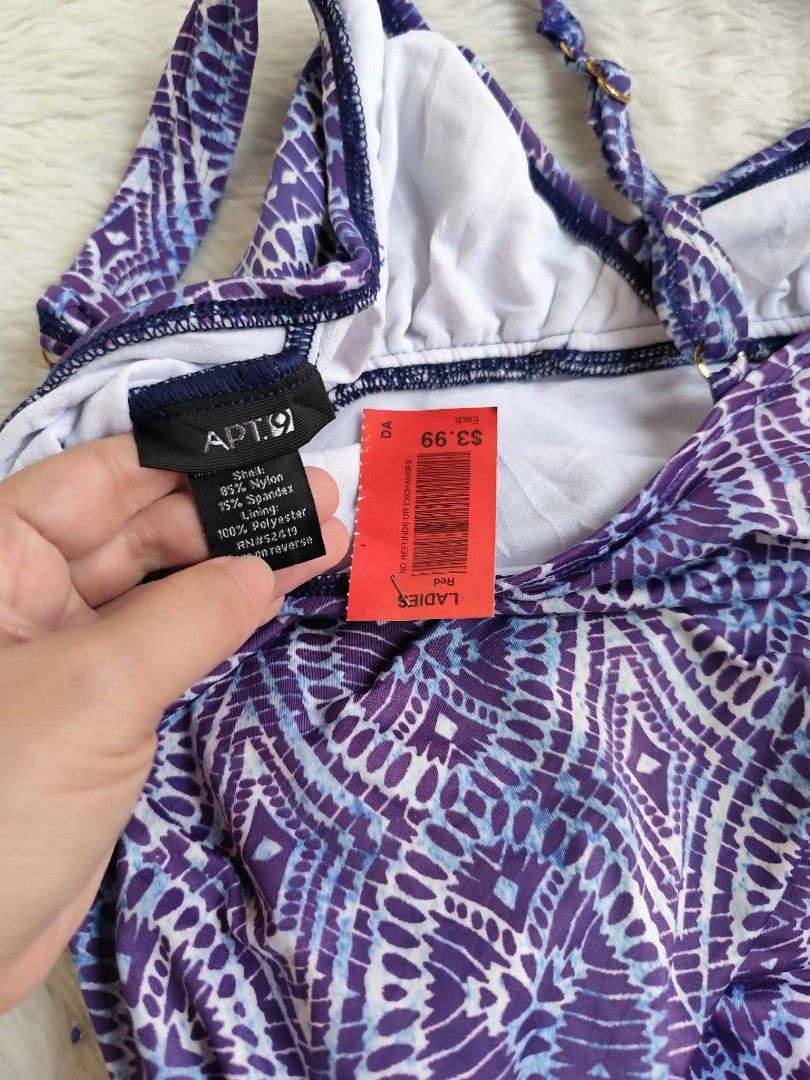 (L) Apt. 9 Swim Dress (Category: Bikinis & Swimsuits) located in Paranaque City. Submitted by sl_shop05 (Listing ID 1467043454, Image 3). Description: 🌻Like New🌻 🌼Brand: APT. 9 ➡️Padded 💫Tummy Control ✨Size: Large ❎𝑨𝒍𝒍 𝒊𝒕𝒆𝒎𝒔 𝒂𝒓𝒆 𝑷𝑹𝑬𝑳𝑶𝑽𝑬𝑫 𝒊𝒏 𝑮𝒐𝒐𝒅 𝑪𝒐𝒏𝒅𝒊𝒕𝒊𝒐𝒏 ❎𝑷𝒍𝒆𝒂𝒔𝒆 𝒅𝒐 𝒎𝒂𝒏𝒂𝒈𝒆 𝒚𝒐𝒖𝒓 𝒆𝒙𝒑𝒆𝒄𝒕𝒂𝒕𝒊𝒐𝒏𝒔. ❎𝑾𝑨𝑺𝑯 𝒃𝒆𝒇𝒐𝒓𝒆 𝑼𝑺𝑬‼️ ❎𝑩𝑼𝒀 𝒂𝒕 𝒚𝒐𝒖𝒓 𝒐𝒘𝒏 𝒓𝒊𝒔𝒌‼️ ❎𝑵𝑶 𝑹𝑬𝑻𝑼𝑹�