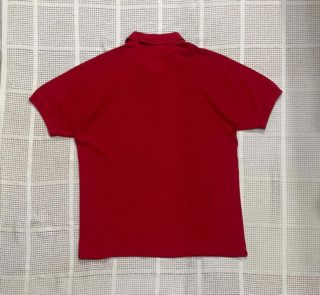 Lacoste Basic Logo Polo Shirt ( Red ) (Category: Luxury Apparel) located in Bacolod City. Submitted by abkicks_apparel (Listing ID 1467135130, Image 2). Description: Lacoste Basic Logo Polo Shirt ( Red ) Size 3 on Tag W20 L26 Authentic Original Excellent Condition No Hidden Issues .