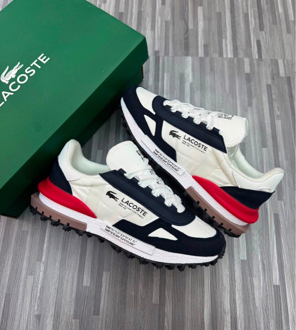 Lacoste Elite Active Sneakers (Category: Sneakers) located in Manila. Submitted by aiman_sole5 (Listing ID 1467149861, Image 3). Description: ₱2000 - with box included Available size: 41. 42. 43. 44. 45 📍Binondo, Manila - Lalamove available (same day delivery) - JNT shipping available .