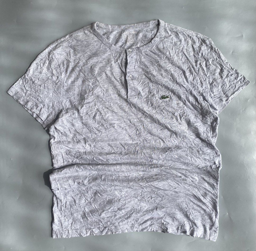 Lacoste Henley Tshirt (Category: Activewear) located in Lipa City. Submitted by local-drip-source (Listing ID 1467082357, Image 1). Description: .