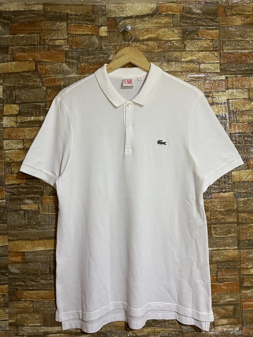 LACOSTE LIVE POLO SHIRTS (Category: Tshirts & Polo Shirts ) located in Cebu City. Submitted by arsenyong (Listing ID 1467108973, Image 1). Description: 20.5 by 28 Excellent 9.8/10 color ate No issue Need wash only .