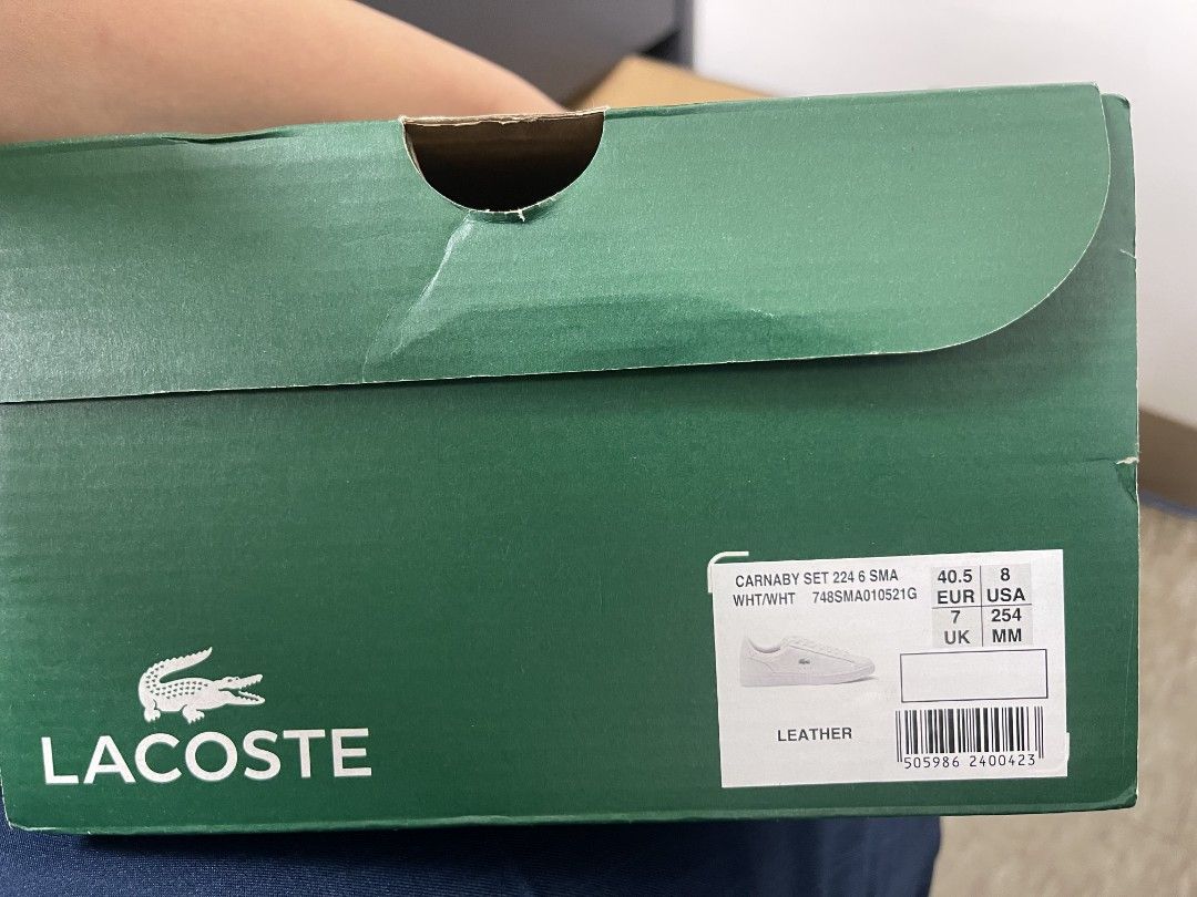 Lacoste Men Carnaby 224 Brandnew (Category: Casual Shoes) located in Manila. Submitted by reemafrias (Listing ID 1467025336, Image 3). Description: Lacoste Men Carnaby 224 brandnew size 8. No paper bag. I bought it online for my BF before his birthday but i bought a wrong size. price is still negotiable.