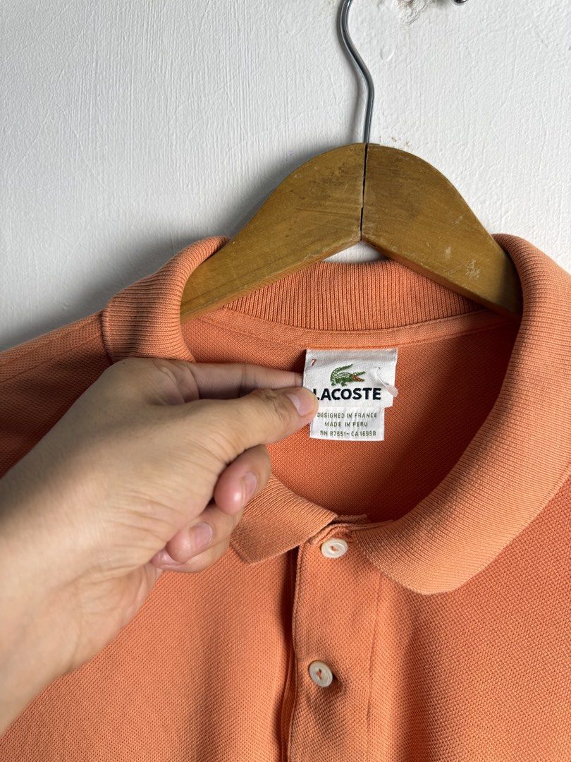Lacoste orange polo shirt (Category: Tshirts & Polo Shirts ) located in Daraga. Submitted by mirandillaadrian (Listing ID 1467104531, Image 2). Description: Authentic No issue 9/10 24x29.