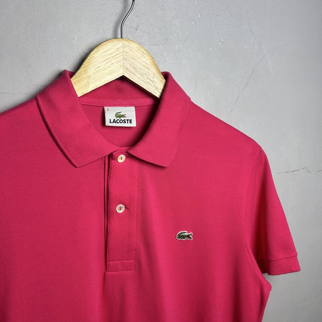 LACOSTE POLO SHIRT (Category: Tshirts & Polo Shirts ) located in Bacolod City. Submitted by thrifth_to_the_gems (Listing ID 1467145017, Image 3). Description: LACOSTE POLO SHIRT SIZE 3 SMALL ON TAG DIMES:19x26 AS NEW CONDITION 10/10 COLOR RATE FLAWLESS AUTHENTIC/LEGIT NO ISSUE.