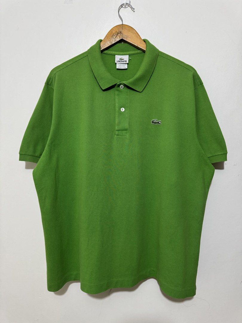Lacoste Polo Shirt (Category: Tshirts & Polo Shirts ) located in Bacolod City. Submitted by thriftppy_ (Listing ID 1467145115, Image 1). Description: LACOSTE APPLE GREEN POLO SHIRT Size: 7 Width: 25 Length: 28 Color rate: 9.8/10 Condition: Excellent near new Issue: None 💰1280 DM for sure buyers 📥 Mode of payment:GCASH, BANK TRANSFER Unli vouch and vc for safety transaction. 📌Color may vary due to lighting📸 📦 Shipping via JNT EXPRESS🚚 📍Loca