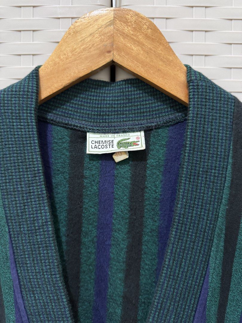 Lacoste V-neck Button-up Cardigan (Category: Coats, Jackets and Outerwear) located in Santa Cruz. Submitted by hongkongmarketph (Listing ID 1467093043, Image 3). Description: Lacoste V-neck Button-up Cardigan excellent condition size 40 19.5 width / 29.5 length 2280 .