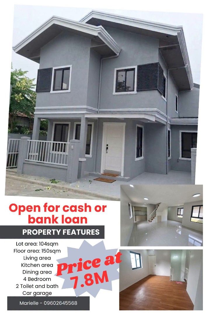 LAGUNA BELAIR 2 (Category: House & Lot) located in Caloocan City. Submitted by propertylistings_23 (Listing ID 1467039590, Image 1). Description: LAGUNA BELAIR 2 STA ROSA LAGUNA ‼️ HOUSE AND LOT FOR SALE ‼️ 📍Location: Laguna BelAir 2 Subdivision, Sta.Rosa City, Laguna (near Laguna Technopark, DLSU, Paseo De Sta Rosa, Nuvali) Lot Area: 104 sqm Usable Floor Area: 150 sqm approx. 2- storey, 4 Bedroom 2 Toilet and bath Newly renovated, fully extende