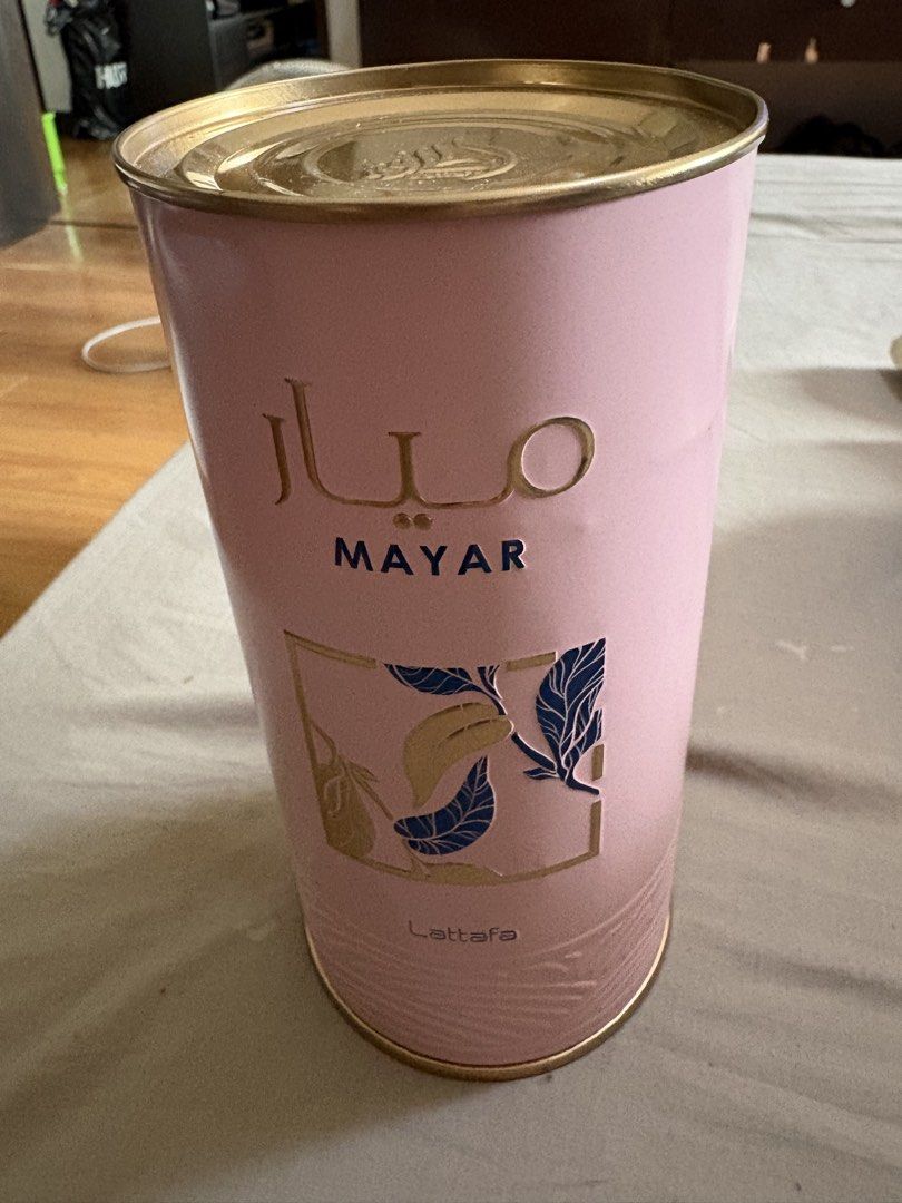 Latta Mayar (Category: Other Accessories) located in Binan City. Submitted by dabiescloset (Listing ID 1467017256, Image 1). Description: Rfs decluttering. Sprayed a few times to test it good as new. Bought it from Dubai Perfumes.