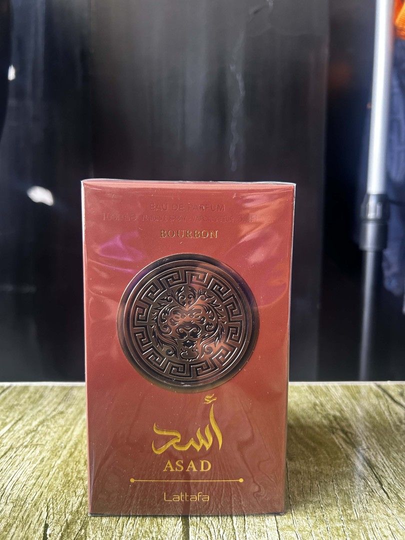 Lattafa Asad Bourbon Eau de Parfum (Category: Fragrance & Deodorants) located in Cebu City. Submitted by thhypfl (Listing ID 1467115348, Image 1). Description: Lattafa Asad Bourbon Eau de Parfum 100ml Natural Spray Vaporisateur P1 BNIB Comes in a 100ml natural spray bottle packaged in a striking embossed box complete with an authentic security seal..