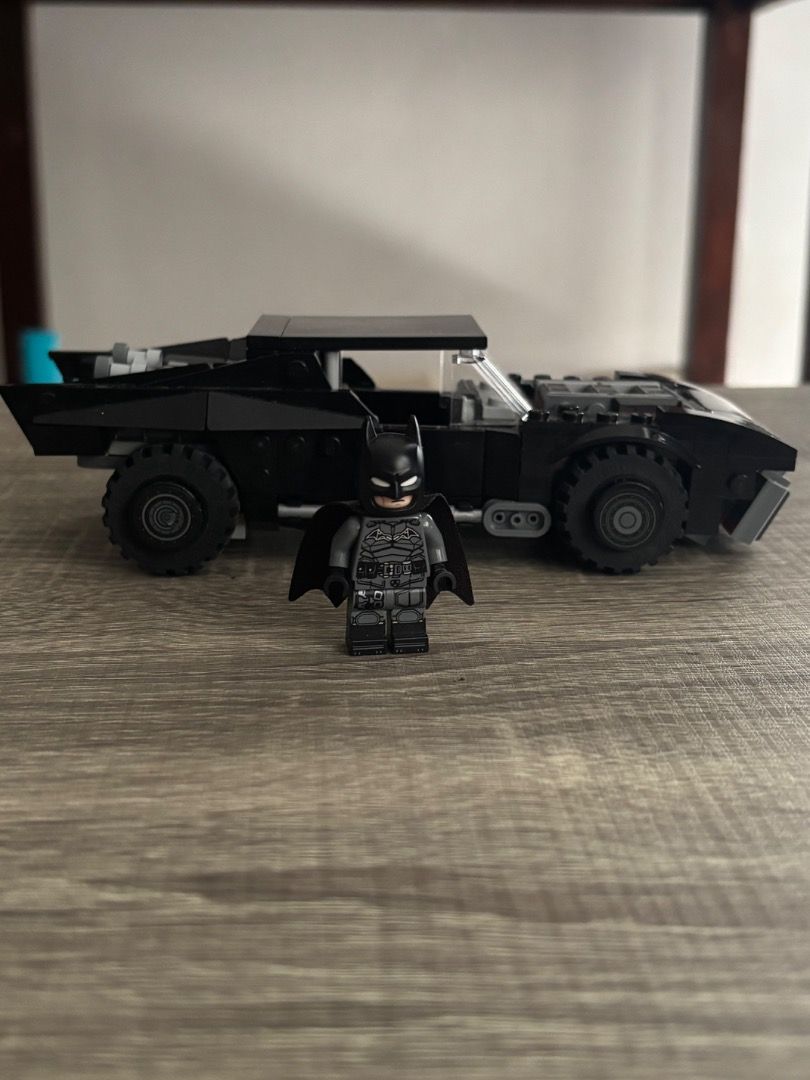 LEGO DC Batman Batmobile Car and Minifigure (Category: Lego & Building Sets) located in Paranaque City. Submitted by joaquinjoseph (Listing ID 1467042687, Image 1). Description: - Fully assembled Batman Movie Batmobile set - Includes Batman minifigure with cape and detailed molded cowl - Meetup or shipping options available in Metro Manila Paranque Location .