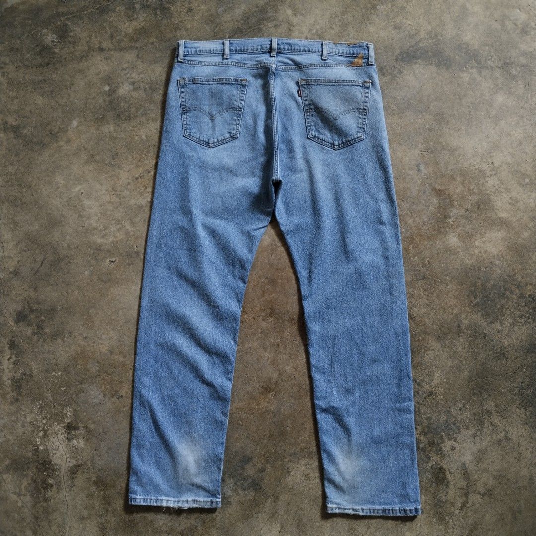 levis 505 regular straight jeans (Category: Jeans) located in Bulacan. Submitted by hustleoverluckphv2 (Listing ID 1467019913, Image 2). Description: levis 505 regular straight jeans 40 x 32 on tag Measurements Waist - 40" Length - 44" Hem - 8" Thigh - 13" Inseam - 31" Claim - 499.