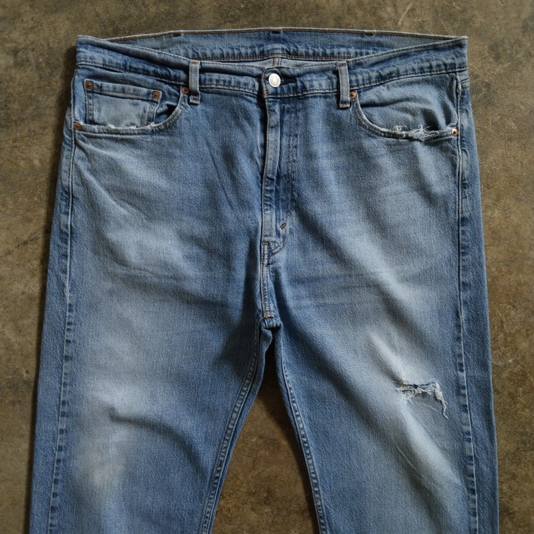 levis 505 regular straight jeans (Category: Jeans) located in Bulacan. Submitted by hustleoverluckphv2 (Listing ID 1467019913, Image 3). Description: levis 505 regular straight jeans 40 x 32 on tag Measurements Waist - 40" Length - 44" Hem - 8" Thigh - 13" Inseam - 31" Claim - 499.