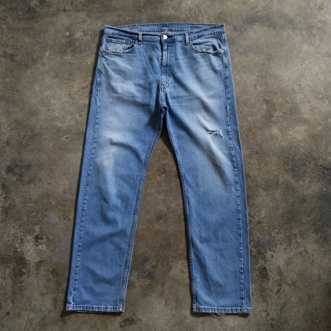 levis 505 regular straight jeans (Category: Jeans) located in Bulacan. Submitted by hustleoverluckphv2 (Listing ID 1467019913, Image 1). Description: levis 505 regular straight jeans 40 x 32 on tag Measurements Waist - 40" Length - 44" Hem - 8" Thigh - 13" Inseam - 31" Claim - 499.