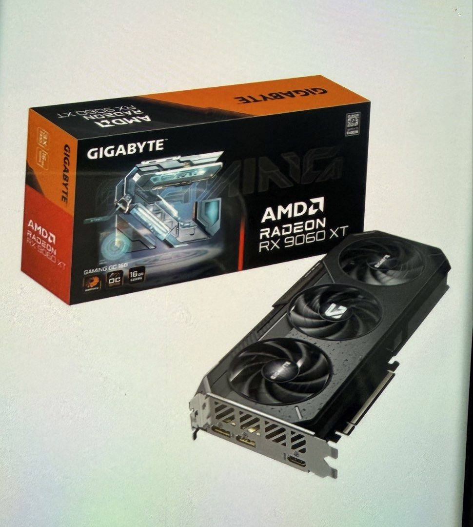 LF>>> 9060 XT 16GB (Category: Computer Parts) located in Manila. Submitted by aatroxlave39061 (Listing ID 1466983513, Image 1). Description: - Brand: GIGABYTE - Chipset: AMD Radeon RX 9060 XT - Memory: 16GB - Edition: Factory Overclocked Gaming Edition with a sleek 3-fan black setup - Inclusions: Comes with the original retail box - Condition: Excellent, ready for heavy gaming and content creation - Meetups available around Metro Manila / shippin