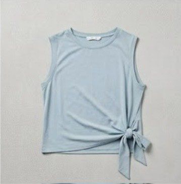 Light Blue Active Tank Top with Side Tie (Category: Babies & Kids Fashion) located in Manila. Submitted by bright.atina14 (Listing ID 1467070279, Image 1). Description: - Color: Light blue - Style: Sleeveless active top with round neckline and relaxed fit - Feature: Cute side knot detail at the hem - Material: Soft, stretch fabric - Best for: Gym workouts, gymnastics, or everyday casual wear - Pairing: Easy to match with your favorite leggings or